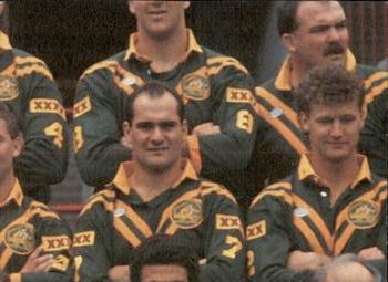 1991 Stimorol NRL #196 Tour Action Kangaroo vs Lions Back